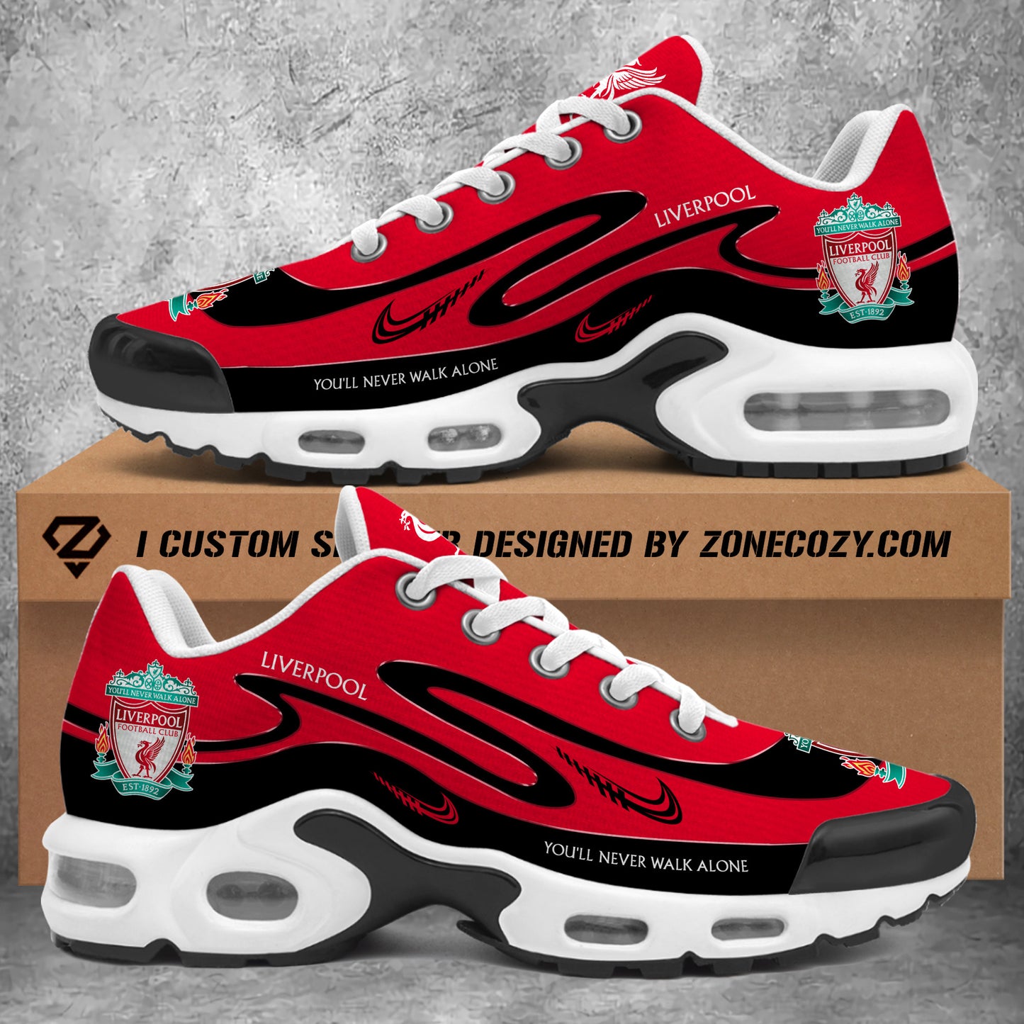 Personalized Liverpool Air Cushion Sneaker V8