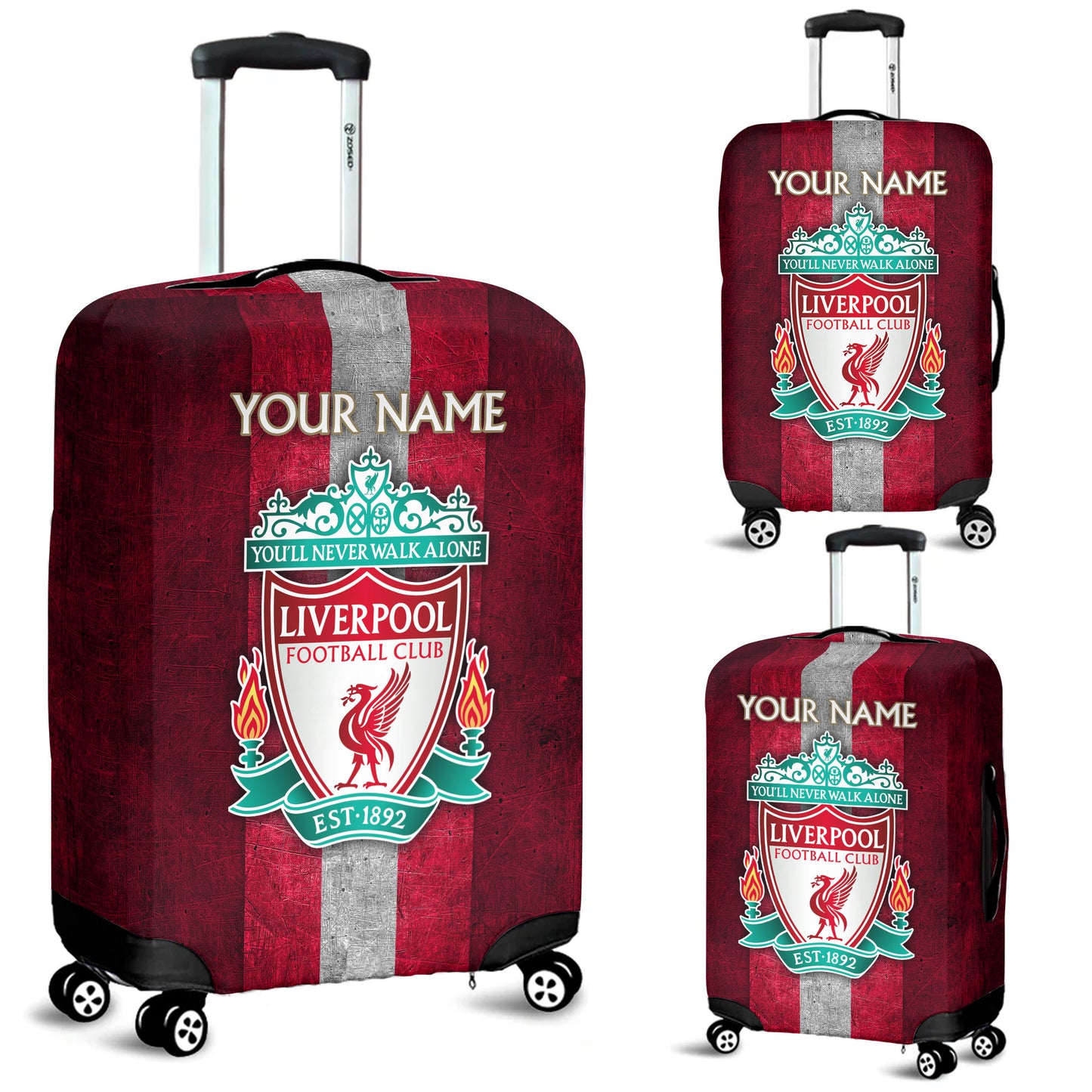 Personalized Liverpool Luggage Cover V1
