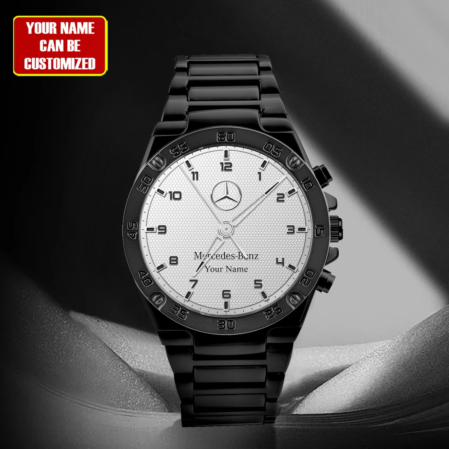 Personalized Merc Parmigiani Dial Steel Watch
