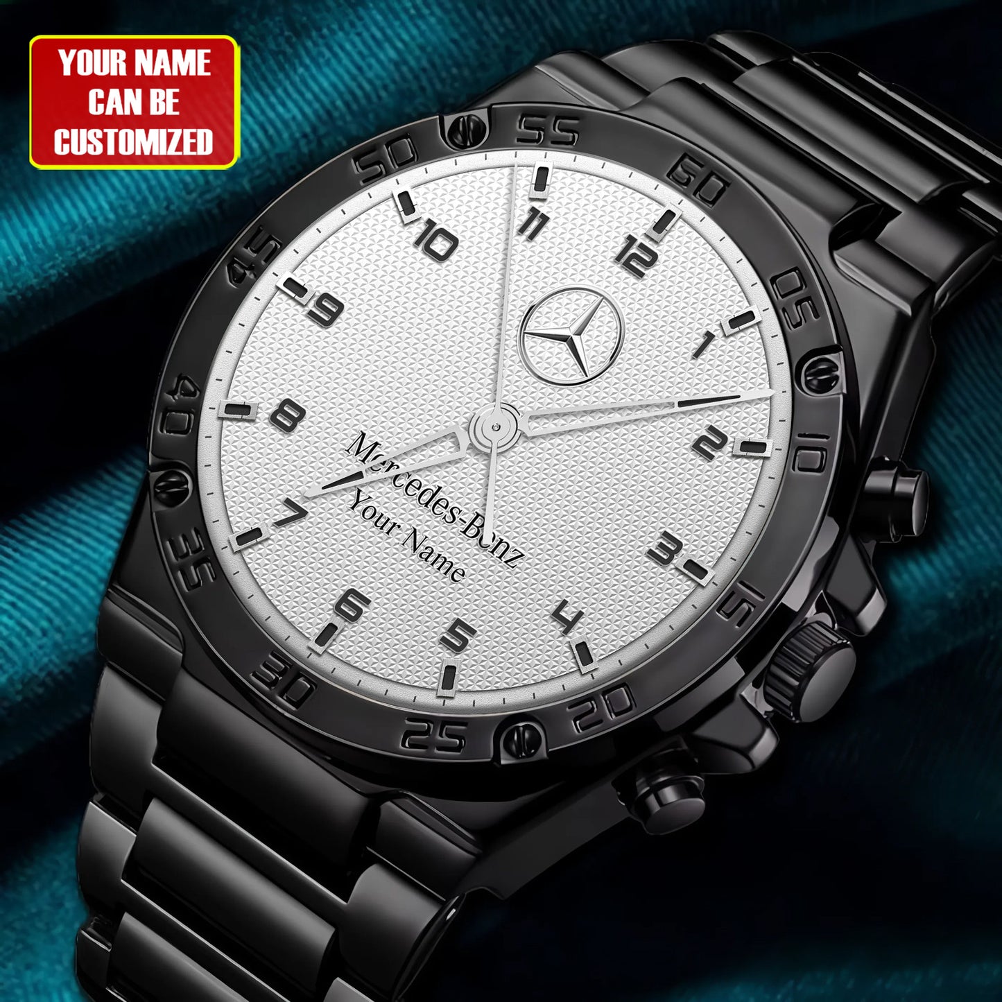 Personalized Merc Parmigiani Dial Steel Watch
