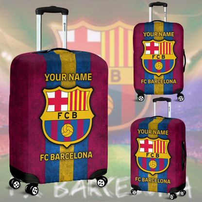 Personalized Barcelona Luggage Cover