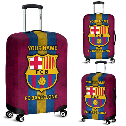 Personalized Barcelona Luggage Cover