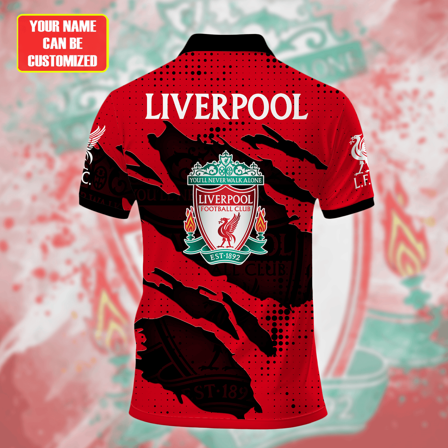 Personalized Liverpool Tear 3D Full Printing Set , Liverpool Shirt , Hoodie , Short , Polo ,hawaii