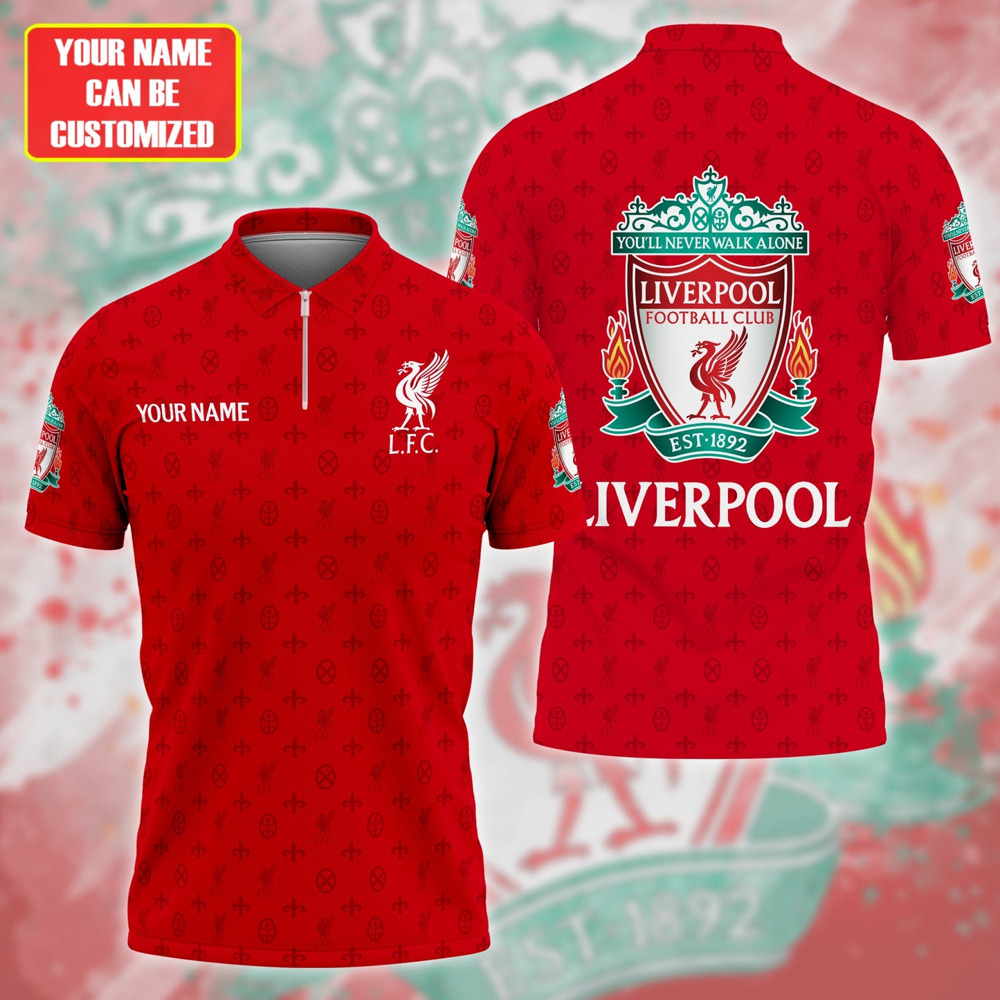 Personalized Liverpool 3D Full Printing Set , Liverpool Shirt , Hoodie , Short , Polo ,hawaii V22