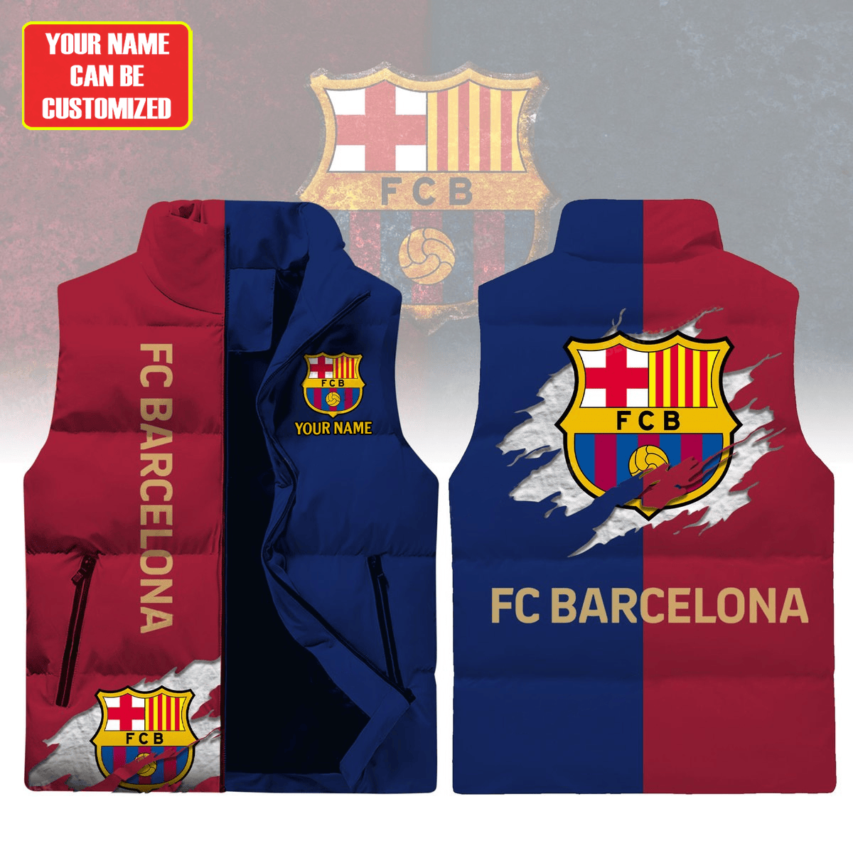 Barcelona Sleeveless Windproof Puffer Jacket S280510