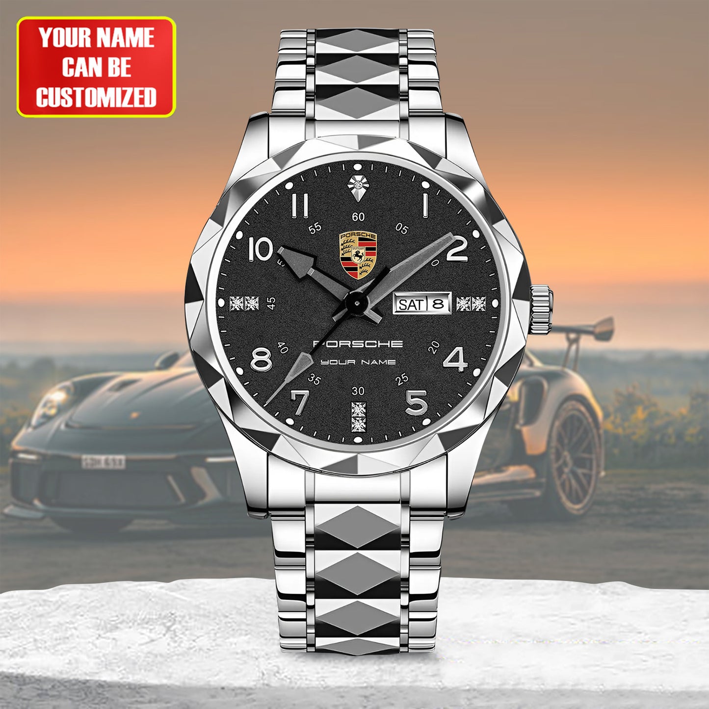 Personalized Pors Alloy Charley Watch