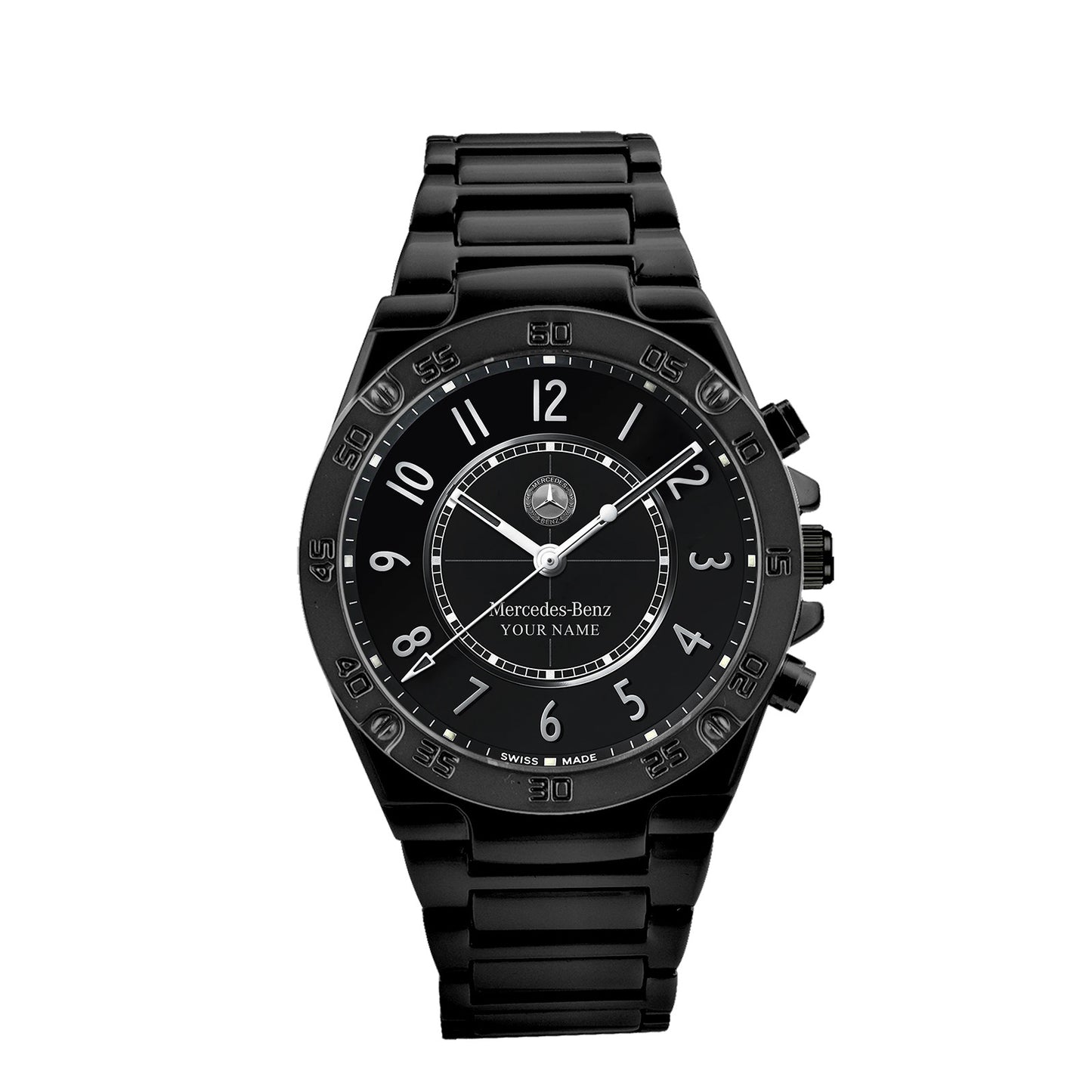 Personalized Merc Luxury Dial Steel Watch
