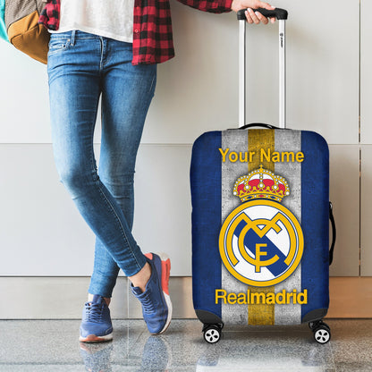 Personalized Real Madrid Luggage Cover