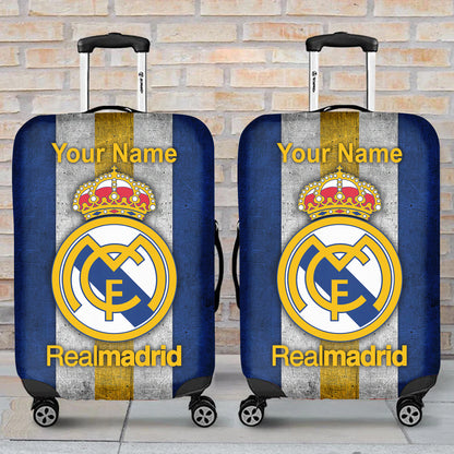 Personalized Real Madrid Luggage Cover