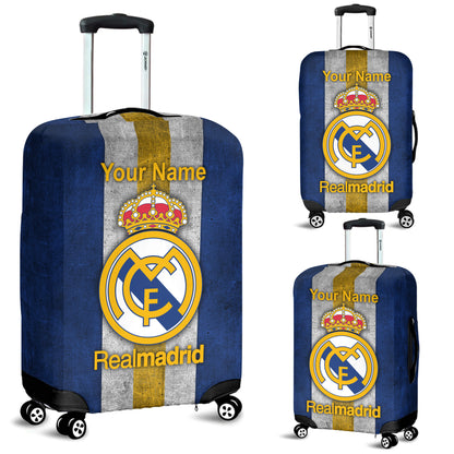 Personalized Real Madrid Luggage Cover