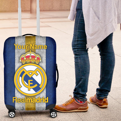 Personalized Real Madrid Luggage Cover