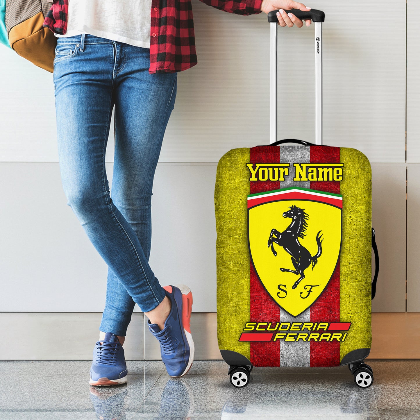Personalized S.F Luggage Cover