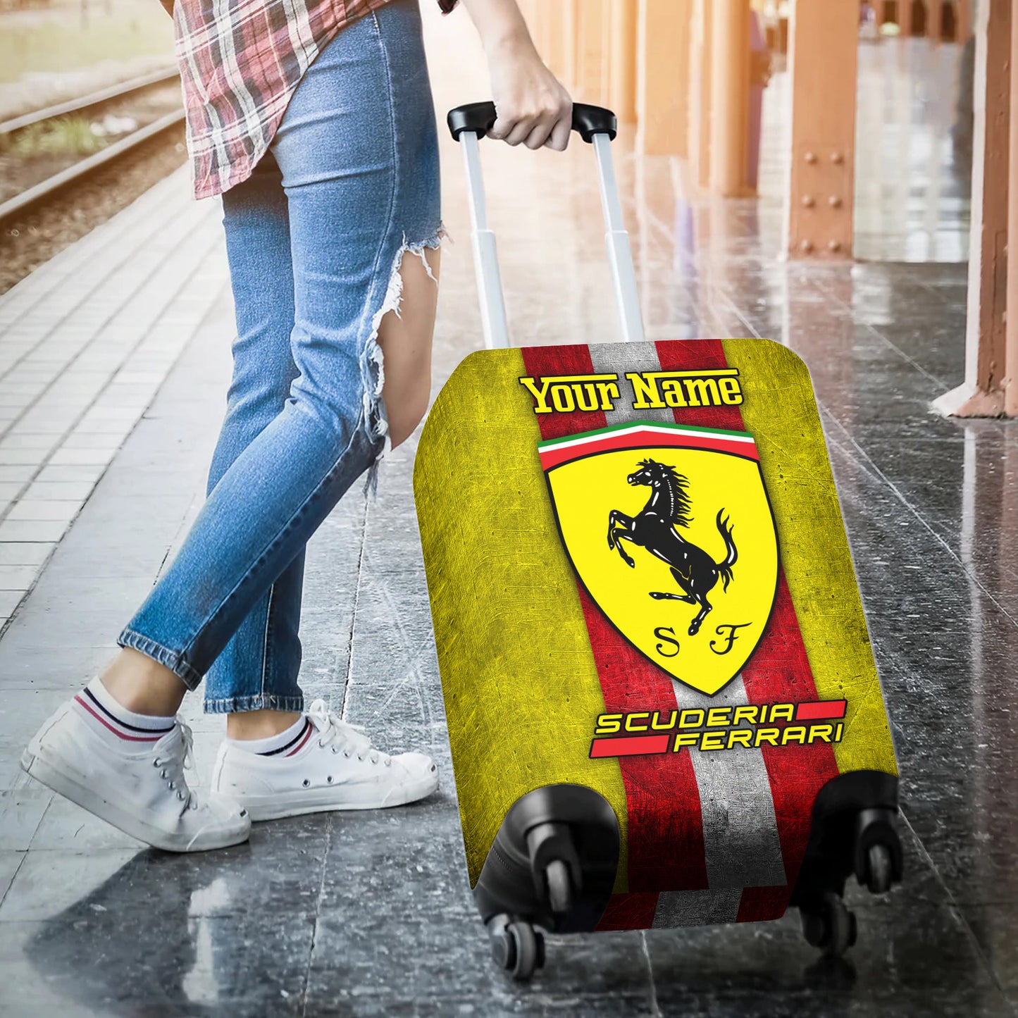 Personalized S.F Luggage Cover