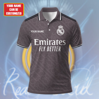 Personalized Real Madrid 3D Full Printing Set , Real Madrid Shirt , Hoodie , Short , Polo ,hawaii V13