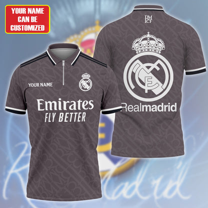 Personalized Real Madrid 3D Full Printing Set , Real Madrid Shirt , Hoodie , Short , Polo ,hawaii V13