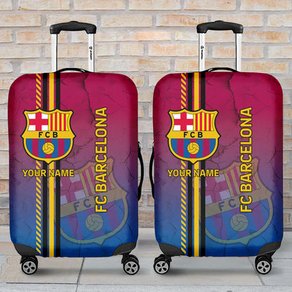Personalized Barcelona FC Luggage Cover