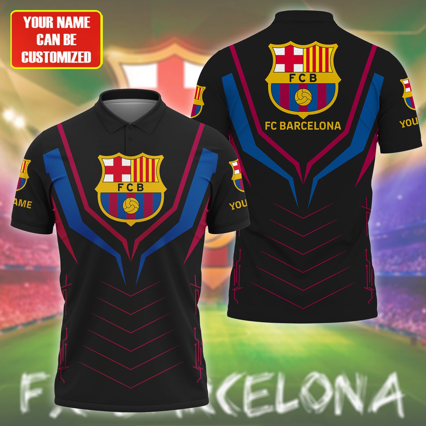 Personalized Barcelona Sport 3D Full Printing Set , Barcelona Sport Shirt , Barcelona Set , Zipper Polo, Hoodie , Short , Polo , hawaii
