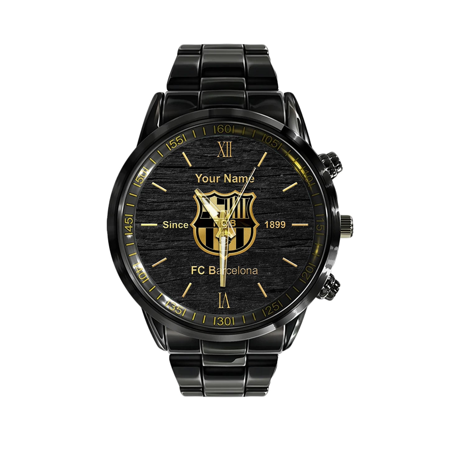 Personalized Barcelona Luxury Dial Steel Watch