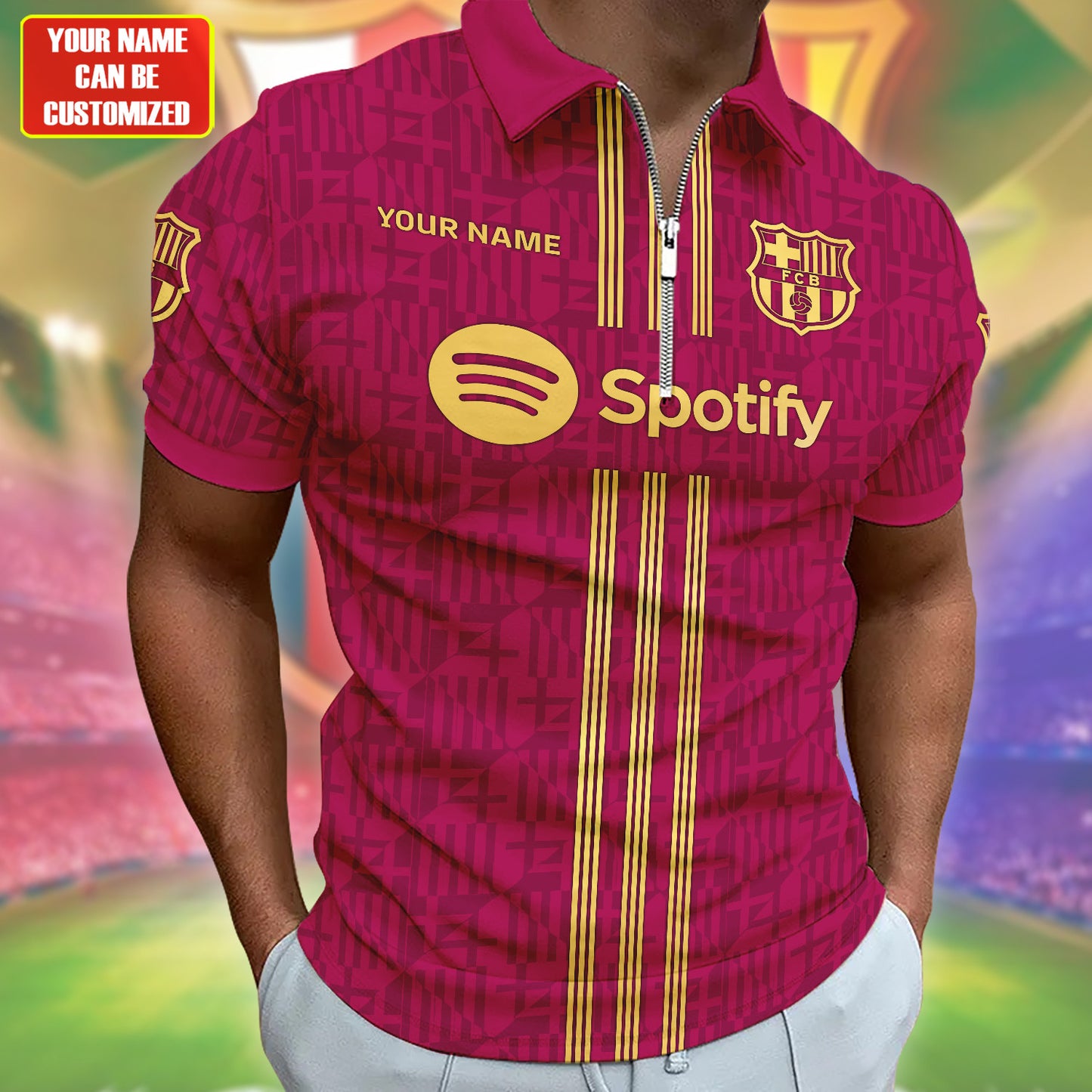 Personalized Barcelona 3D Full Printing Set , Barcelona Shirt , Hoodie , Short , Polo ,hawaii V18