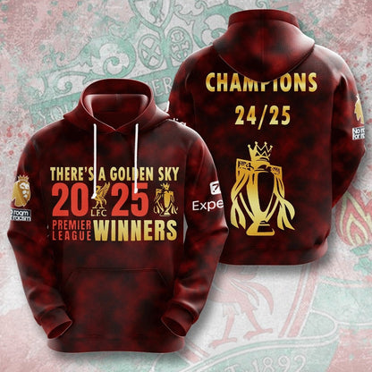 Personalized Liverpool Champion 3D Full Printing Set , Liverpool Shirt , Hoodie , Short , Polo ,hawaii V2