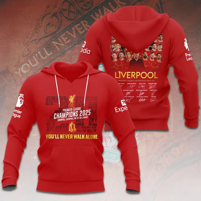 Personalized Liverpool Champion 3D Full Printing Set , Liverpool Shirt , Hoodie , Short , Polo ,hawaii V3