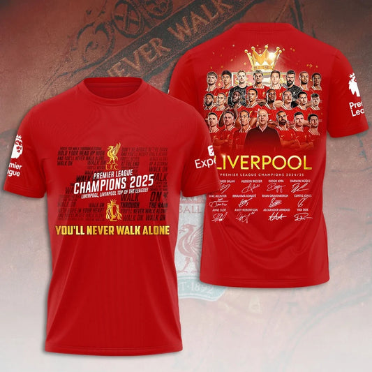 Personalized Liverpool Champion 3D Full Printing Set , Liverpool Shirt , Hoodie , Short , Polo ,hawaii V3