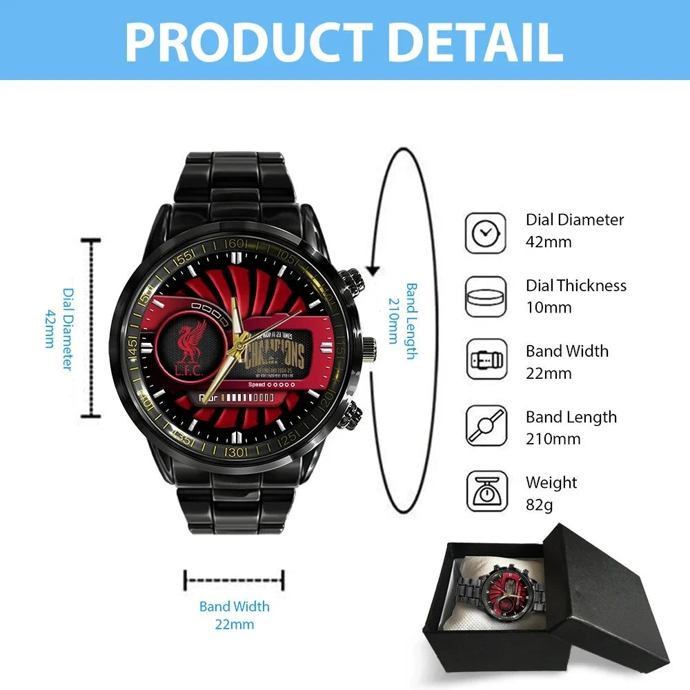 Liverpool Champion Luxury Stainless Steel Watch