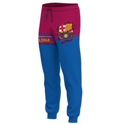 Personalized Barcelona 3D All over Printed Hoodie and Sweatpants set