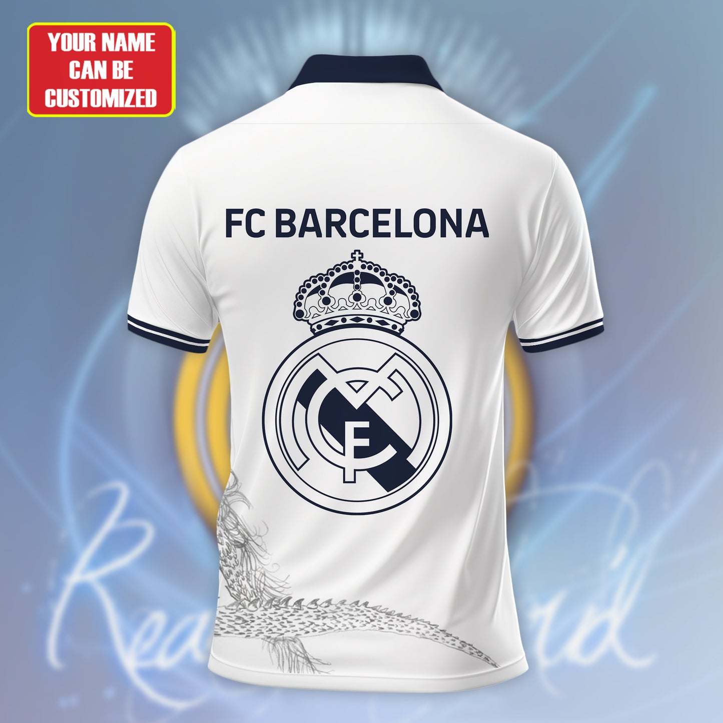 Personalized Real Madrid Dragon 3D Full Printing Set , Real Madrid Shirt , Hoodie , Short , Polo ,hawaii V2