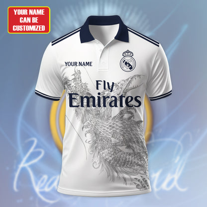 Personalized Real Madrid Dragon 3D Full Printing Set , Real Madrid Shirt , Hoodie , Short , Polo ,hawaii V2