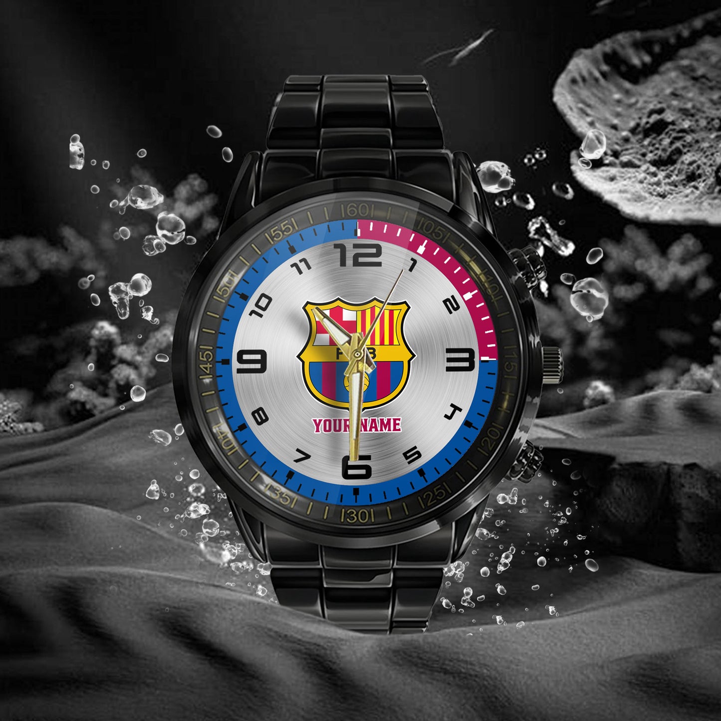 Barcelona Luxury Stainless Steel Watch Q200616