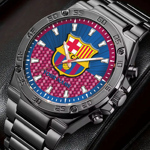 Personalized Barcelona Dial Steel Watch V2