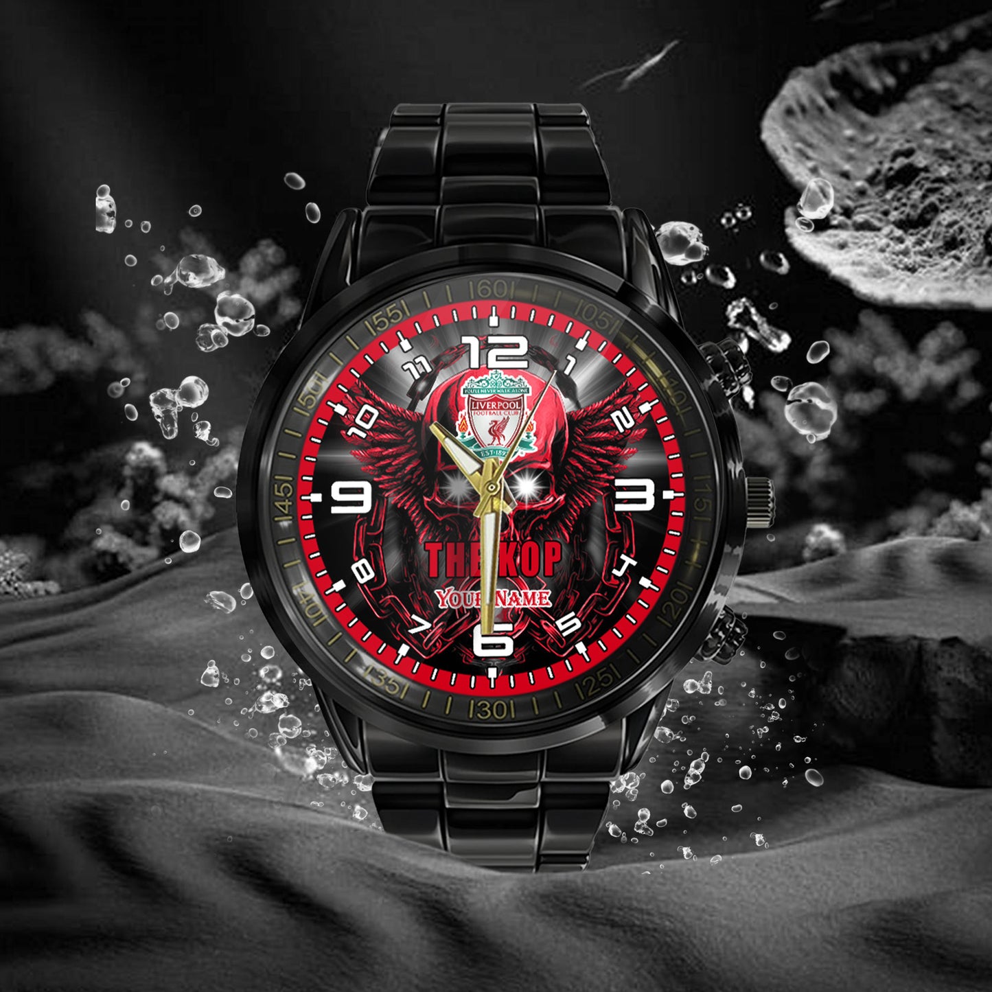 Liverpool Luxury Stainless Steel Watch