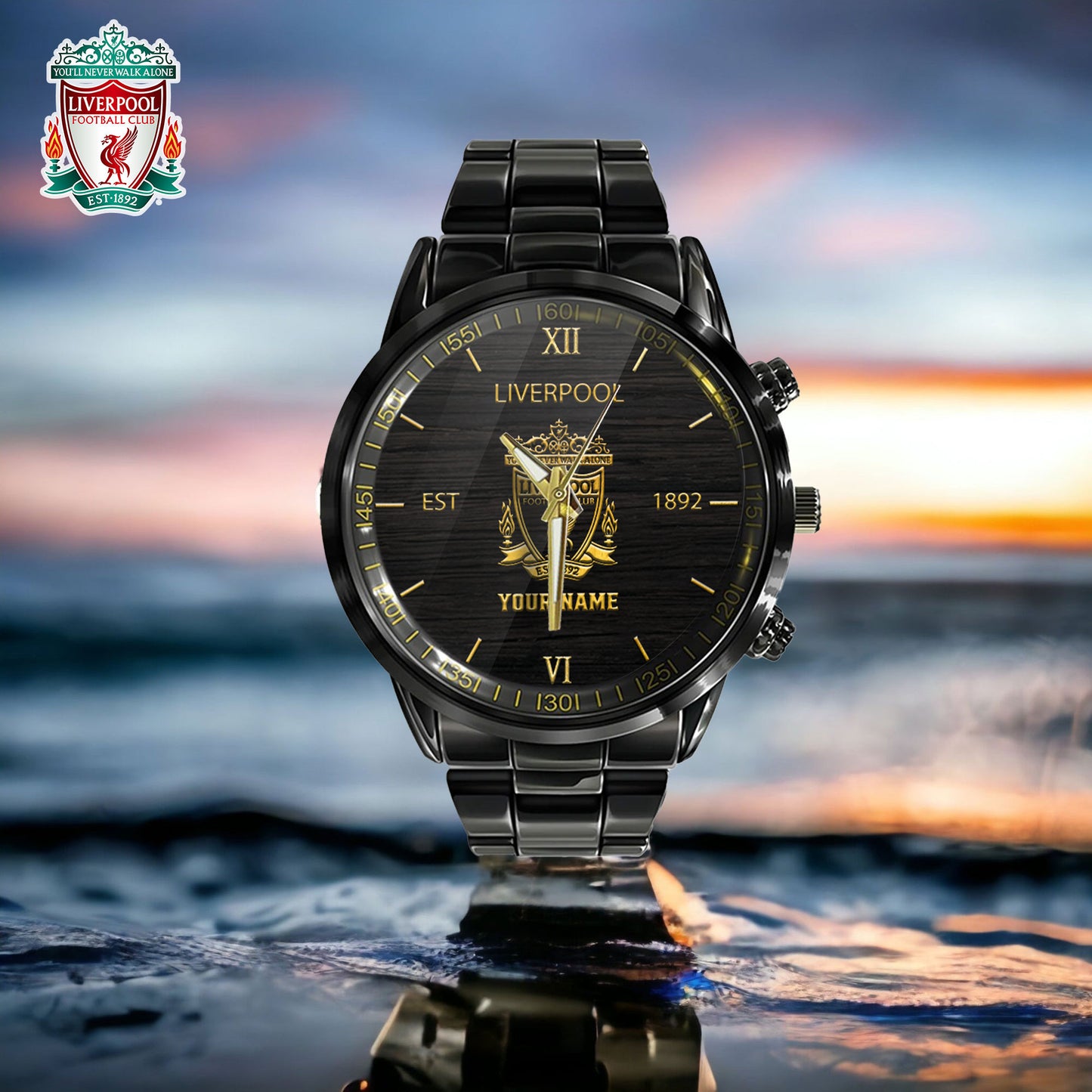 Liverpool Luxury Stainless Steel Watch V3