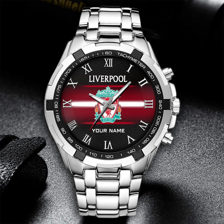 Personalized Liverpool Luxury Dial Steel Watch V10