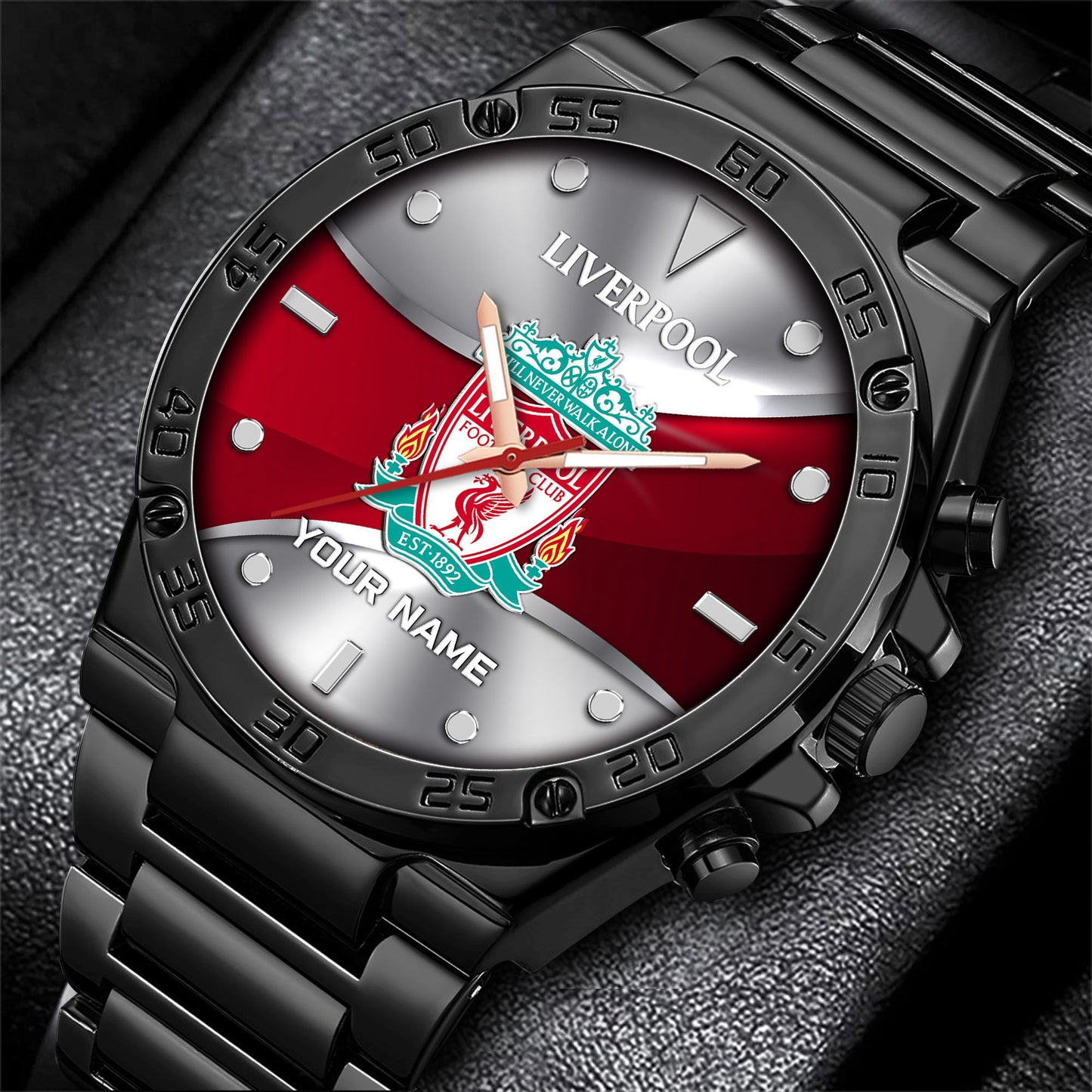 Personalized Liverpool Luxury Dial Steel Watch V11
