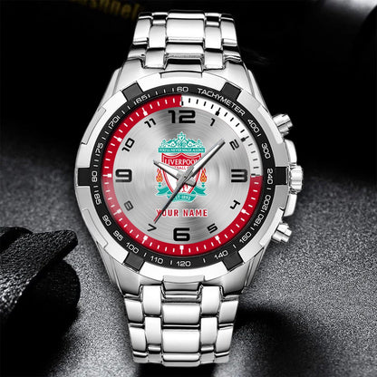 Personalized Liverpool Luxury Dial Steel Watch V12