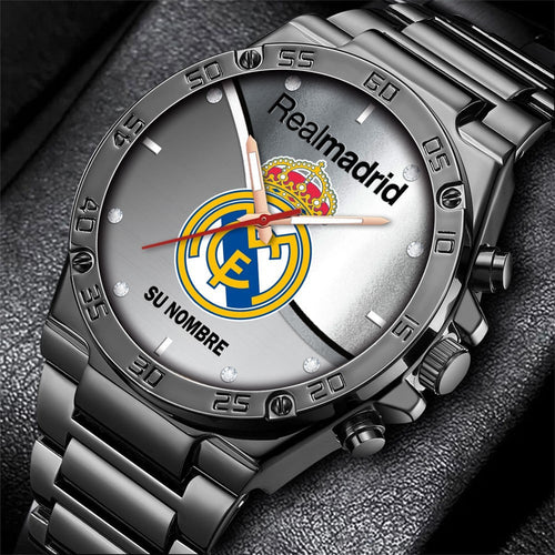 Personalized Real Madrid Luxury Dial Steel Watch