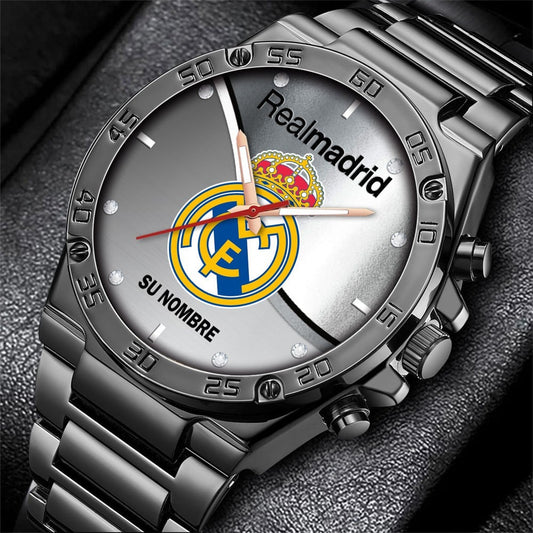 Personalized Real Madrid Luxury Dial Steel Watch