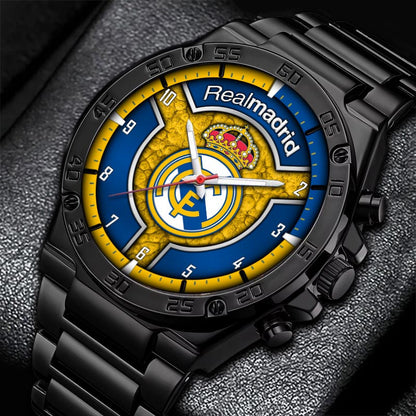 Personalized Real Madrid Luxury Dial Steel Watch V2