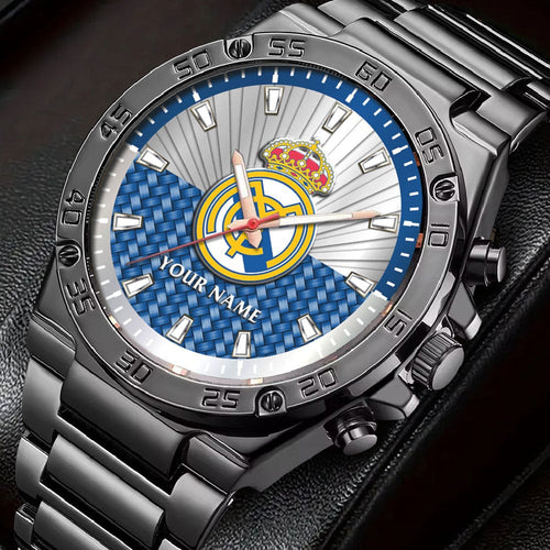 Personalized Real Madrid Luxury Dial Steel Watch V3 S190515