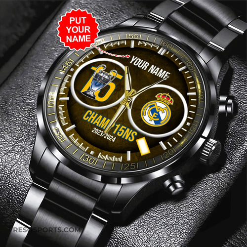 Real Madrid Luxury Stainless Steel Watch V2