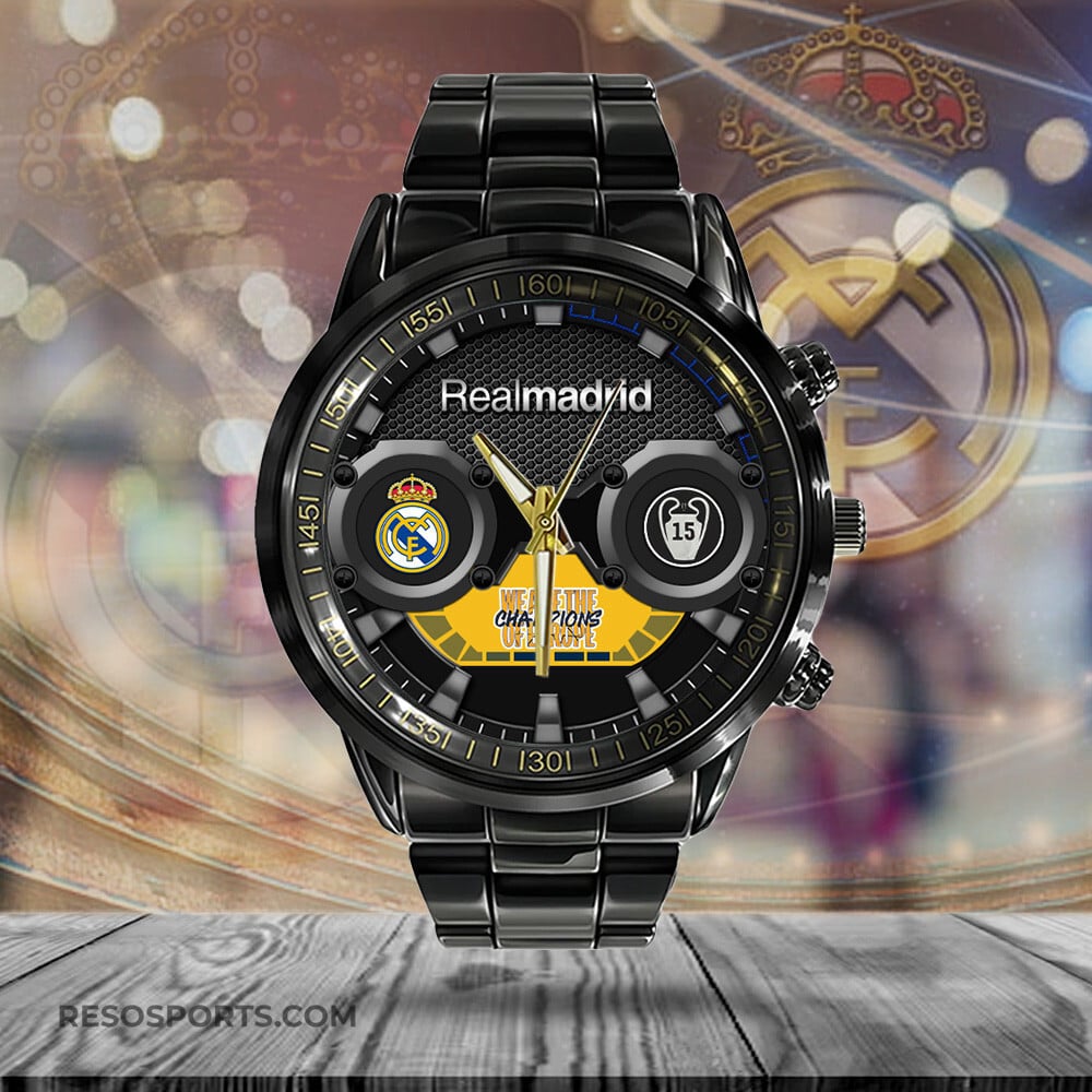 Real Madrid Luxury Stainless Steel Watch V8
