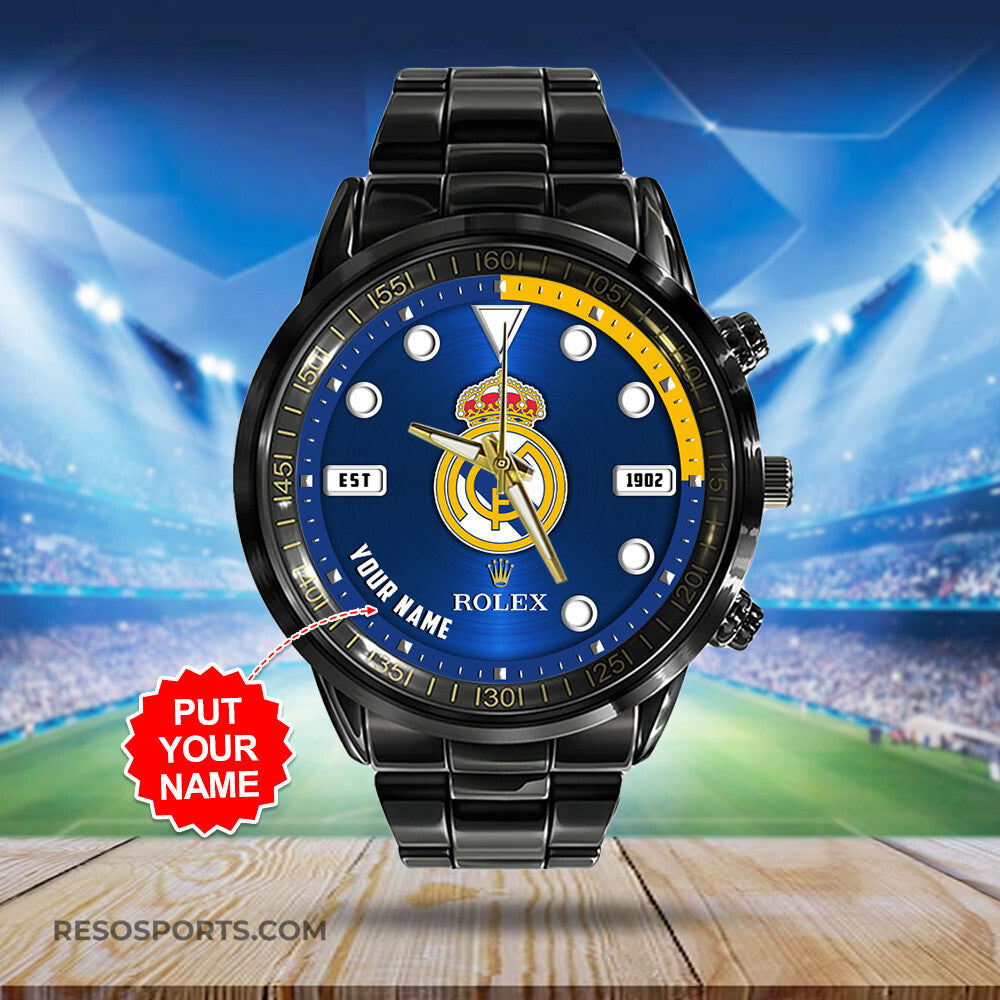 Real Madrid Luxury Stainless Steel Watch V10