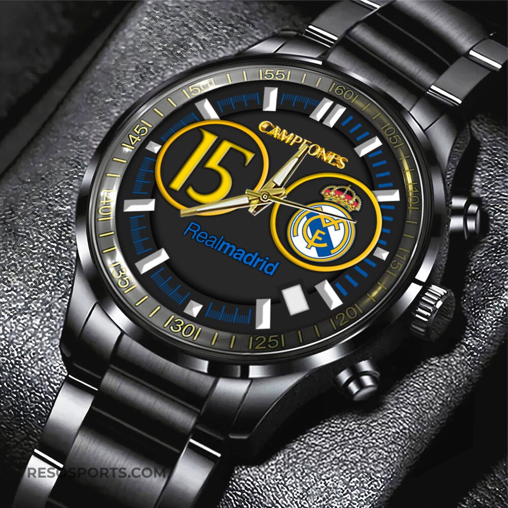 Real Madrid Luxury Stainless Steel Watch V11