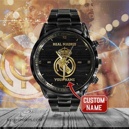 Real Madrid Luxury Stainless Steel Watch V14