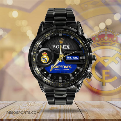 Real Madrid Luxury Stainless Steel Watch V15