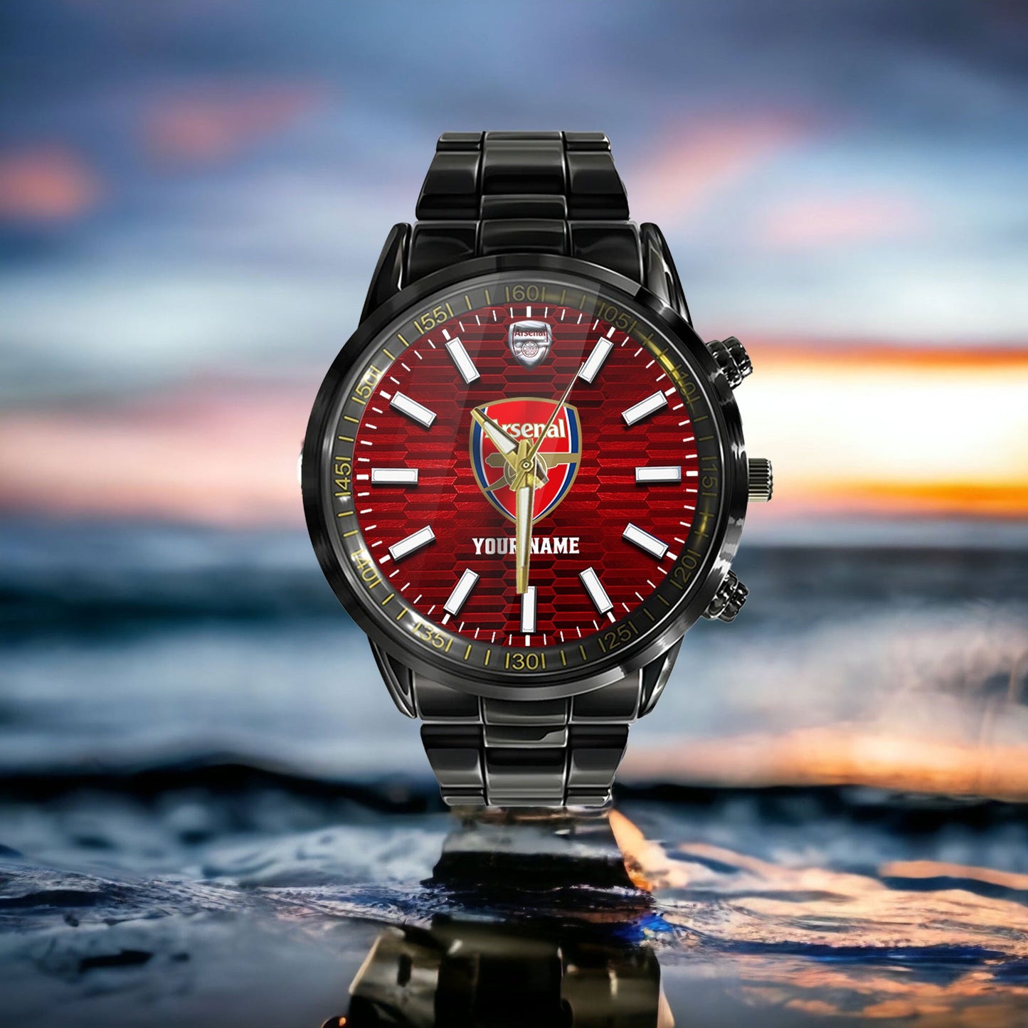 Arsenal Luxury Stainless Steel Watch V5