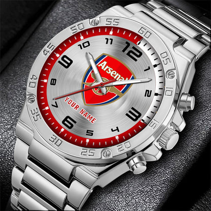 Personalized Arsenal Luxury Dial Steel Watch V12
