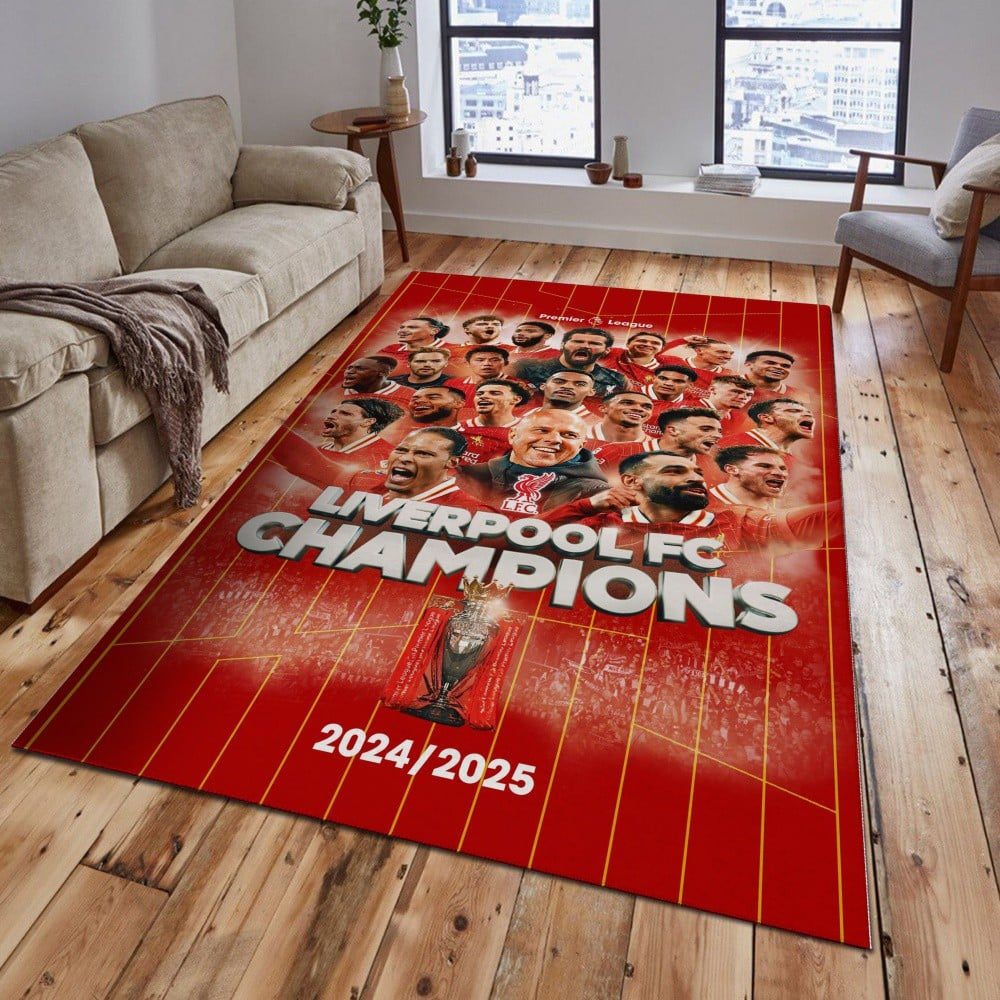 Liverpool Champion Home Rug V4